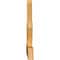 Ekena Millwork Saratoga Rough Sawn Timber Gable Bracket, Western Red Cedar, 60"W x 22"H x 2"D x 4"F, 9/12 Pitch GBW060X22X0204SAR00RWR - alternate 2